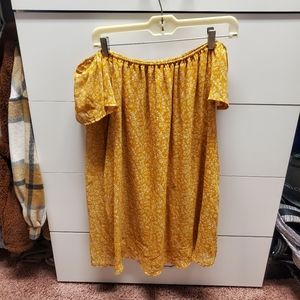 Yellow Floral dress